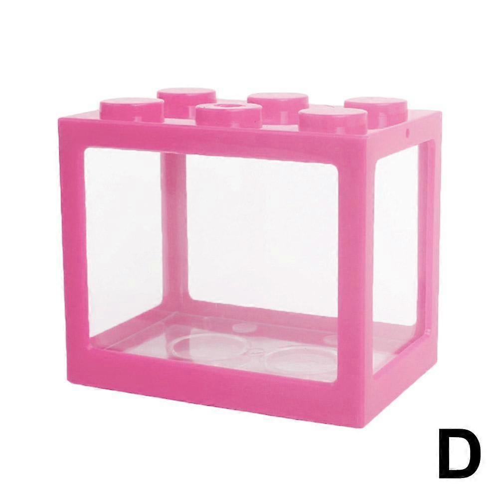 Stackable Building Blocks Betta Fish Tank Aquarium Splicing Creative Fish Tank