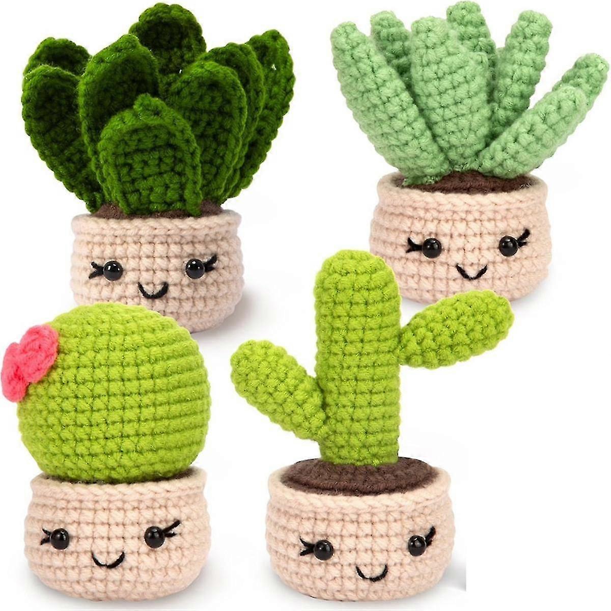 طقم كروشيه للمبتدئين ، 4 قطع عصارة كروشيه كيت ، طقم كروشيه للمبتدئين