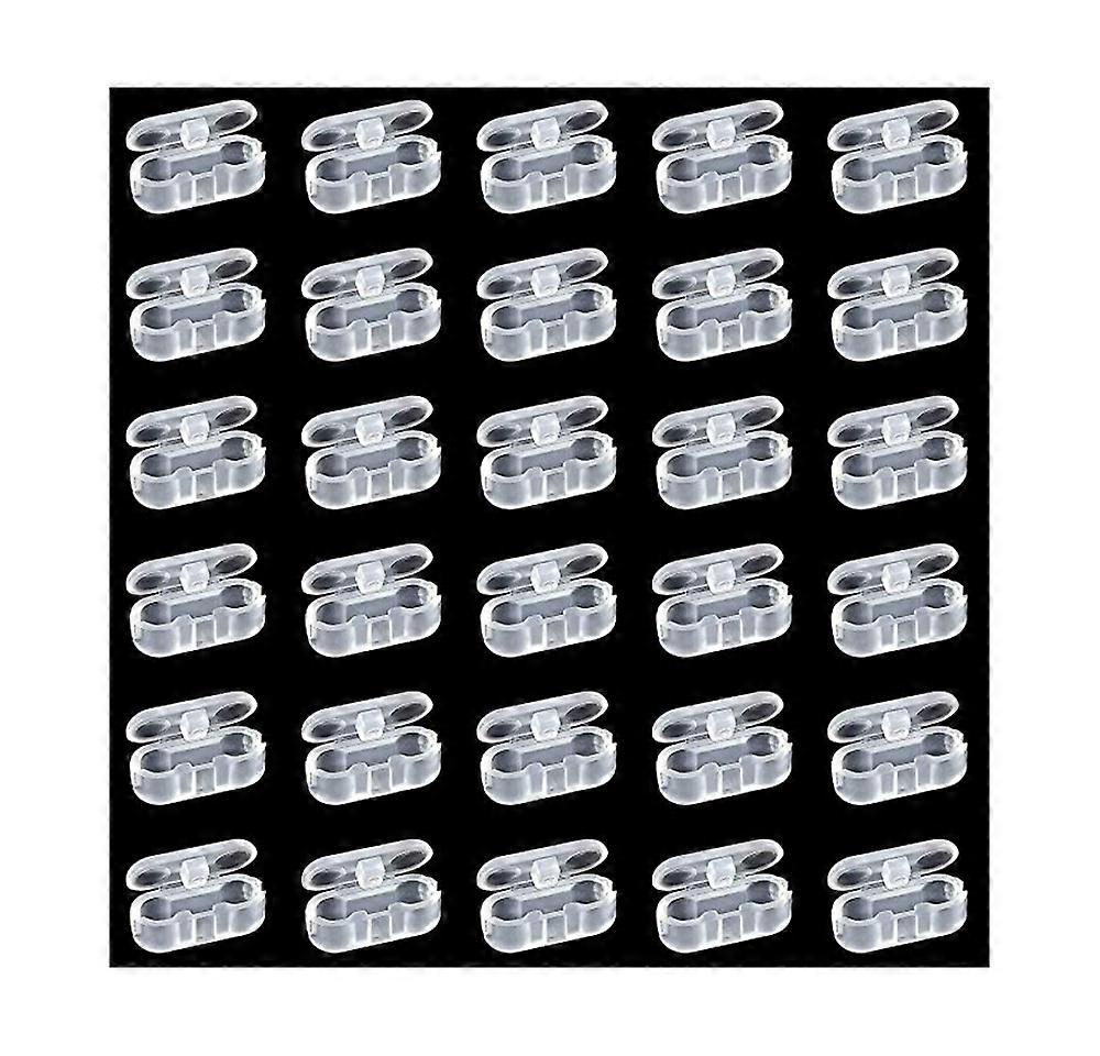 Sheer Curtain Bead Buckle Roller Shade Blind Plastic Pull Bead Connector Drawstring Drawstring Beads String Buckle 10 PCS