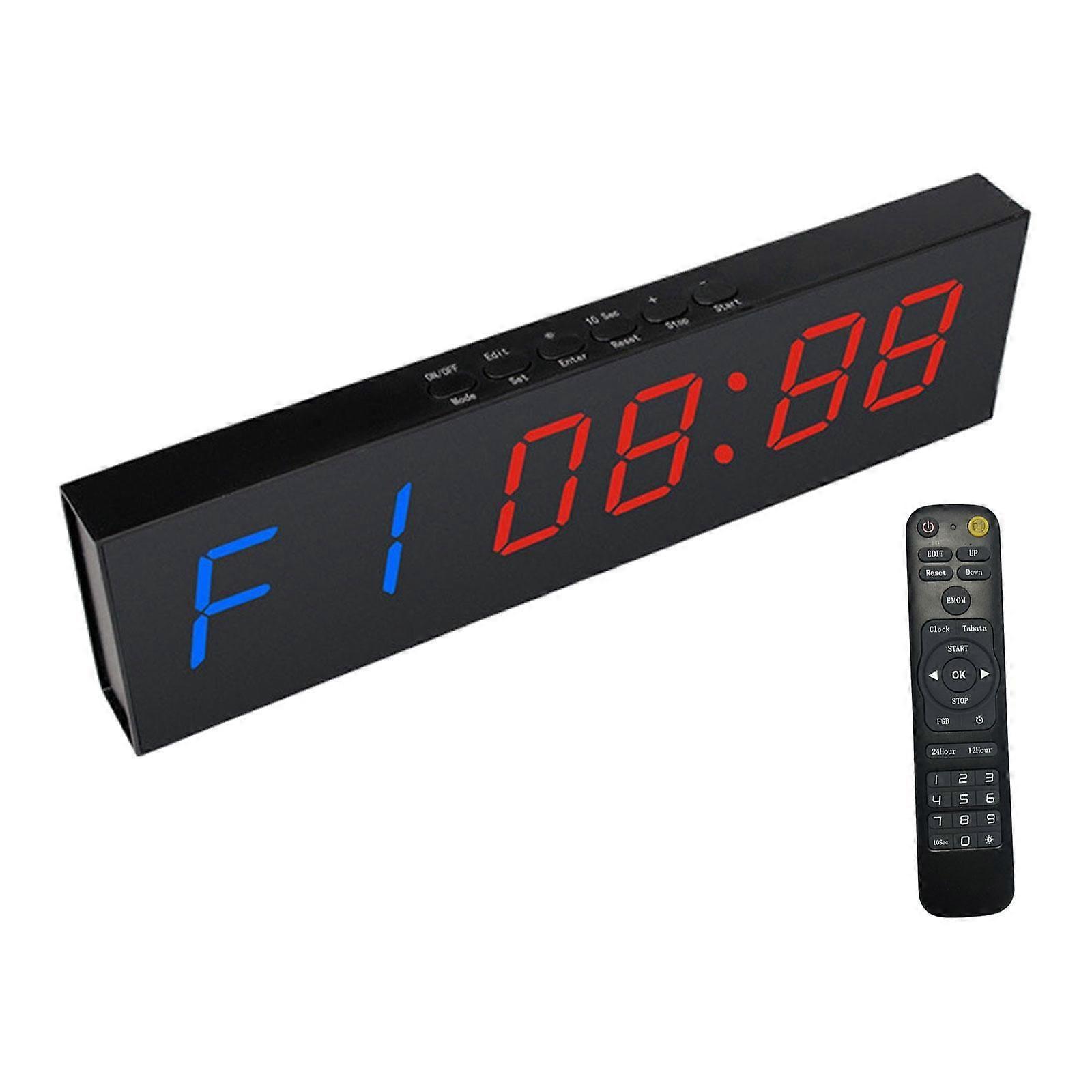 Gym Timer Digitalanzeige für Garage Uhr Workout Uhr Countdown Timer
