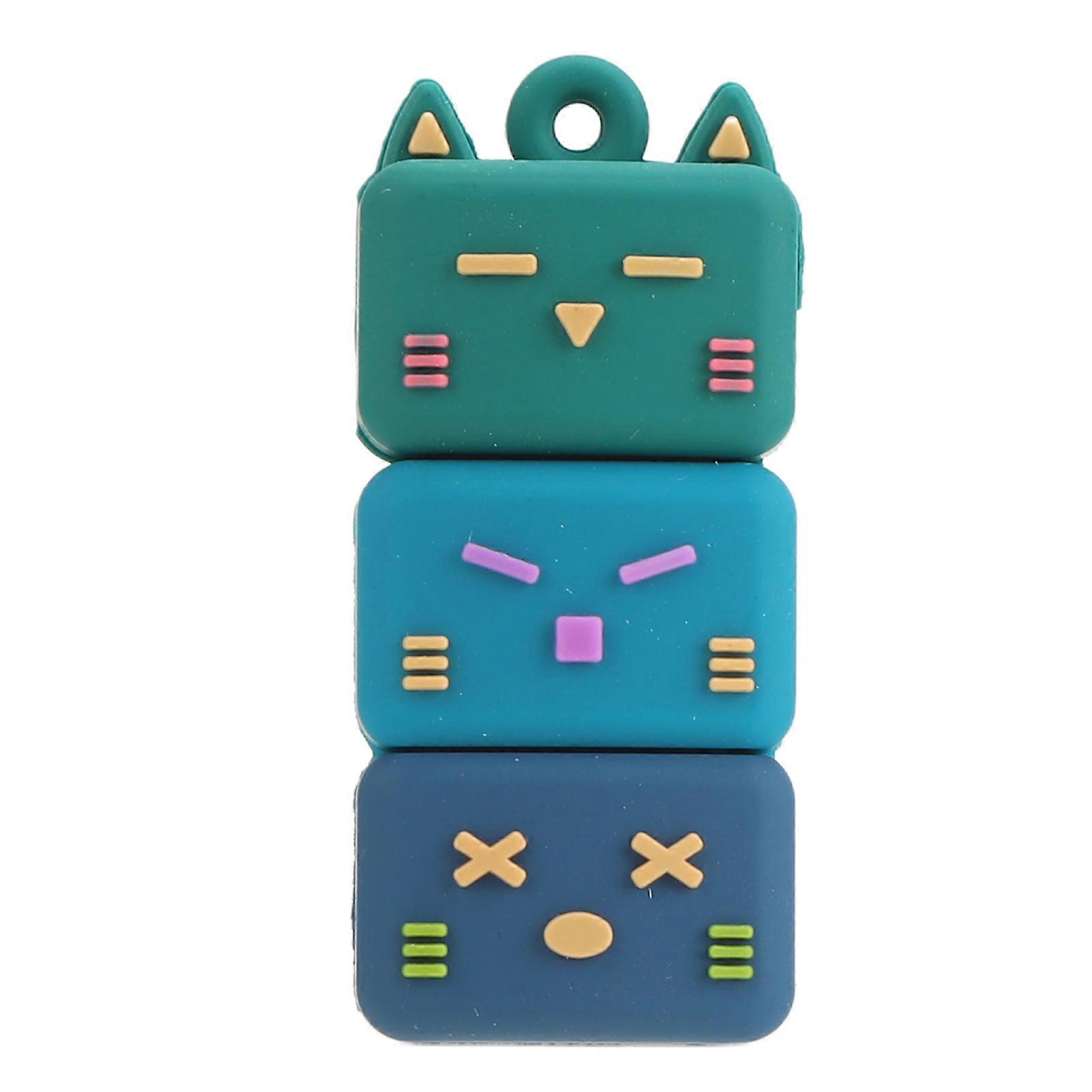 Cartoon USB Flash Drive USB2.0 High Speed Plug and Play Widely Compatible Durable PVC Memory Thumb Stick for PC Laptop V005 03 64G