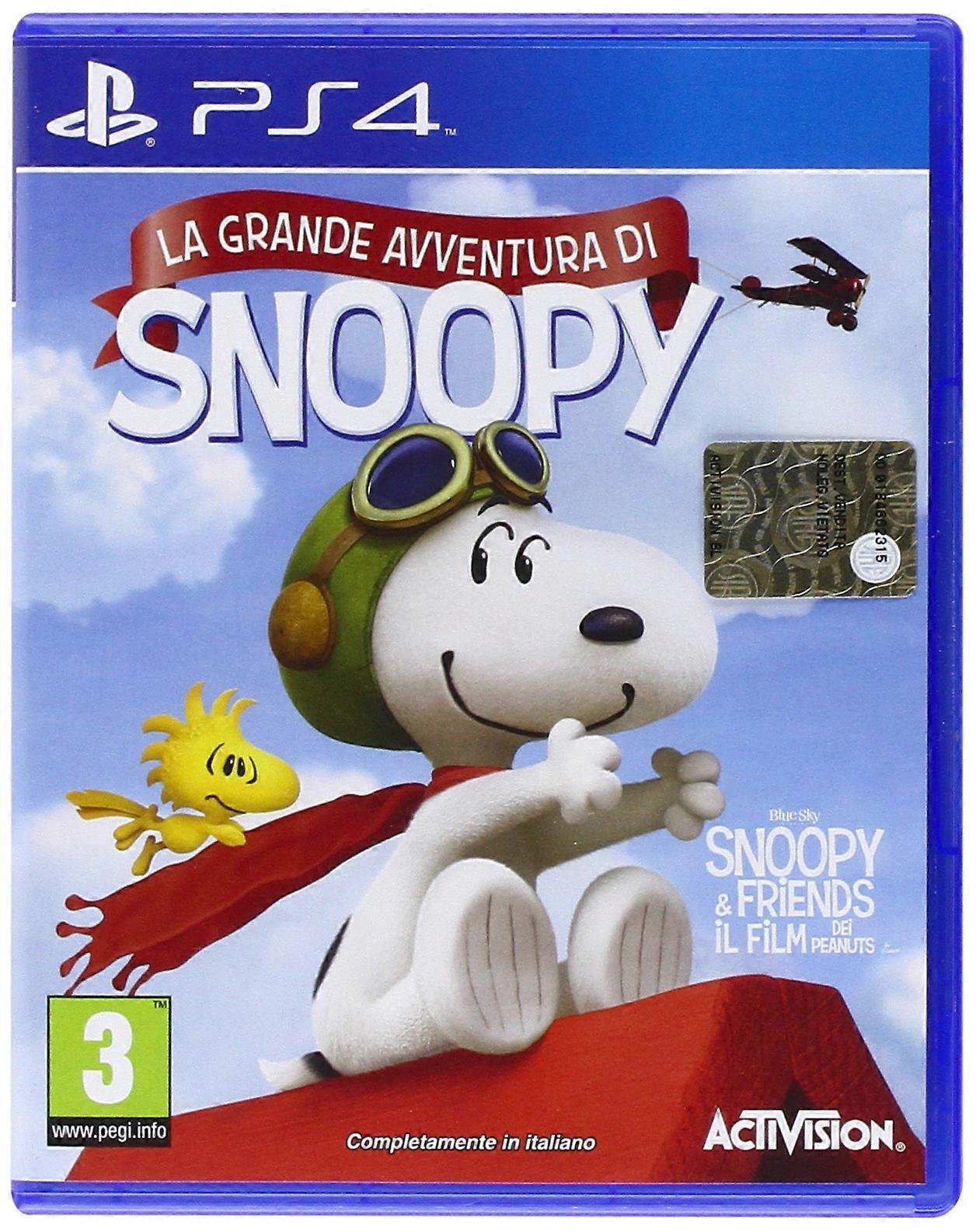 Activision Snoopys Grand Adventure PS4 - video games (PS4 PlayStation 4 Physical media Platform Behaviour Interactive RP (Rating Pending) ITA) - New & Sealed