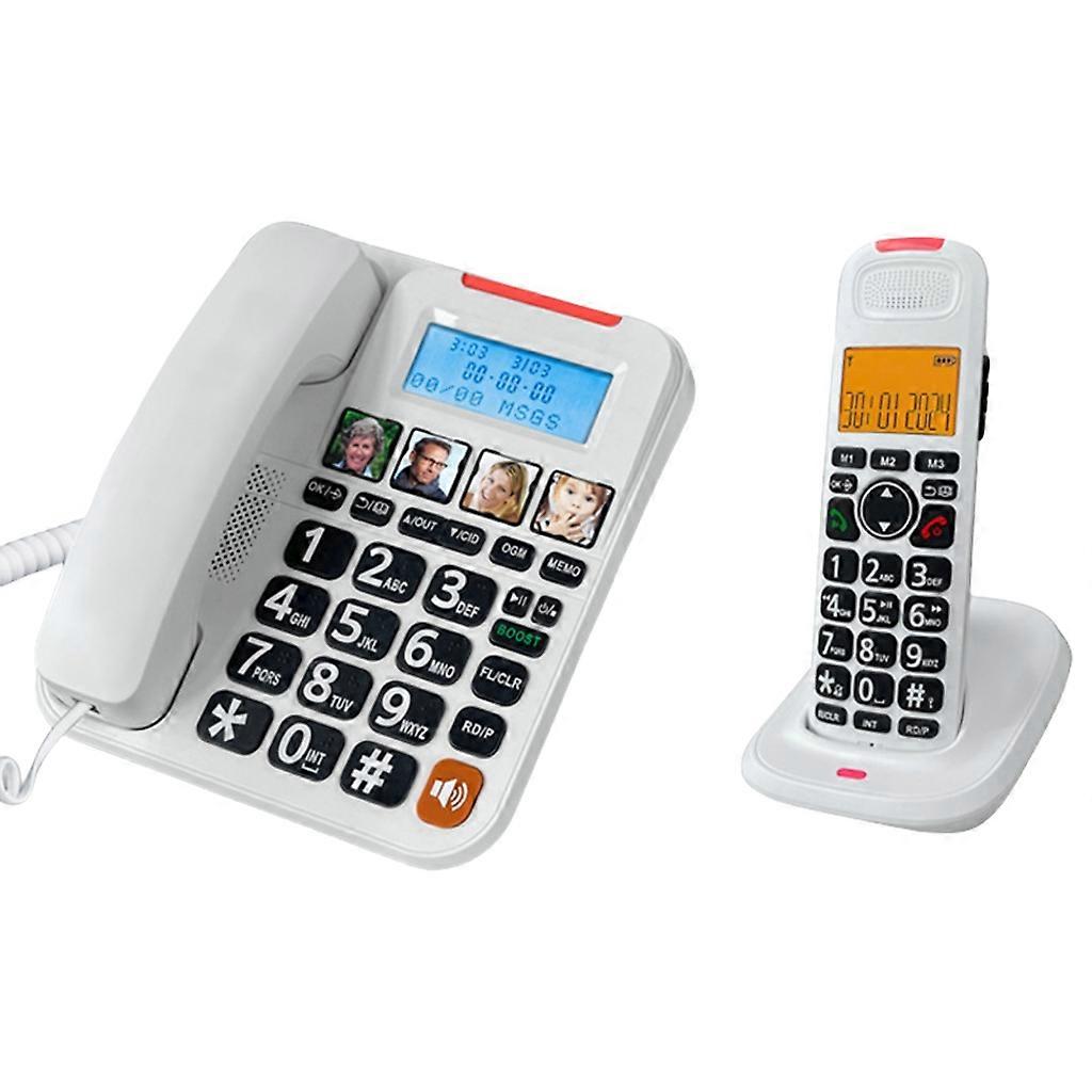 Desktop Phone with 1 Key Memory Dialings and Answering Function