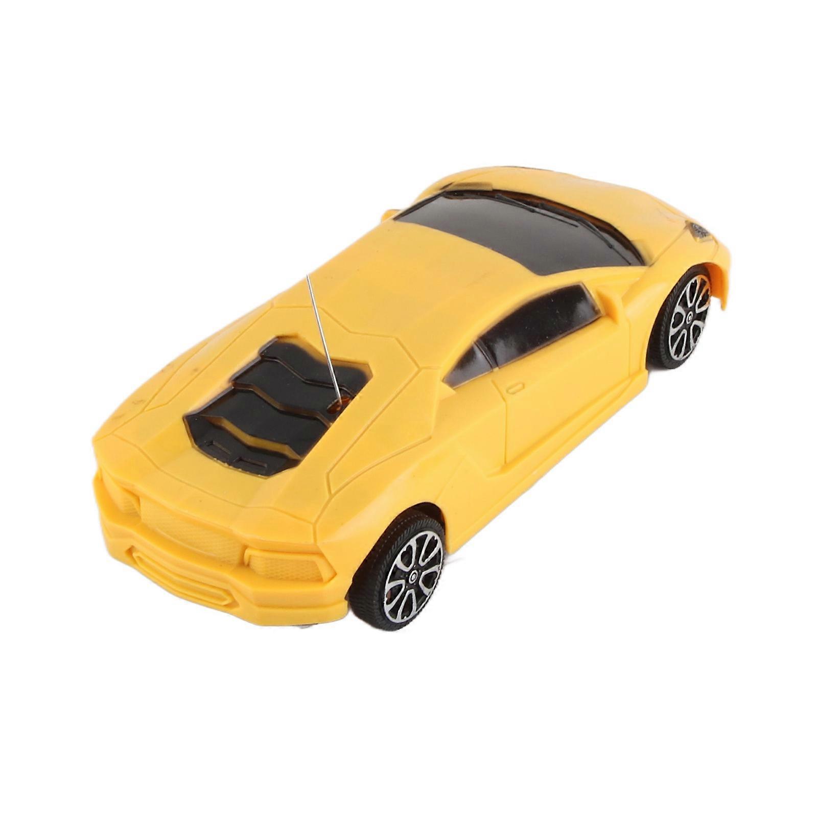 Remote Control Car Fast Speed 2 Channel High Simulation Fashionable Look for Kids and Adults Yellow