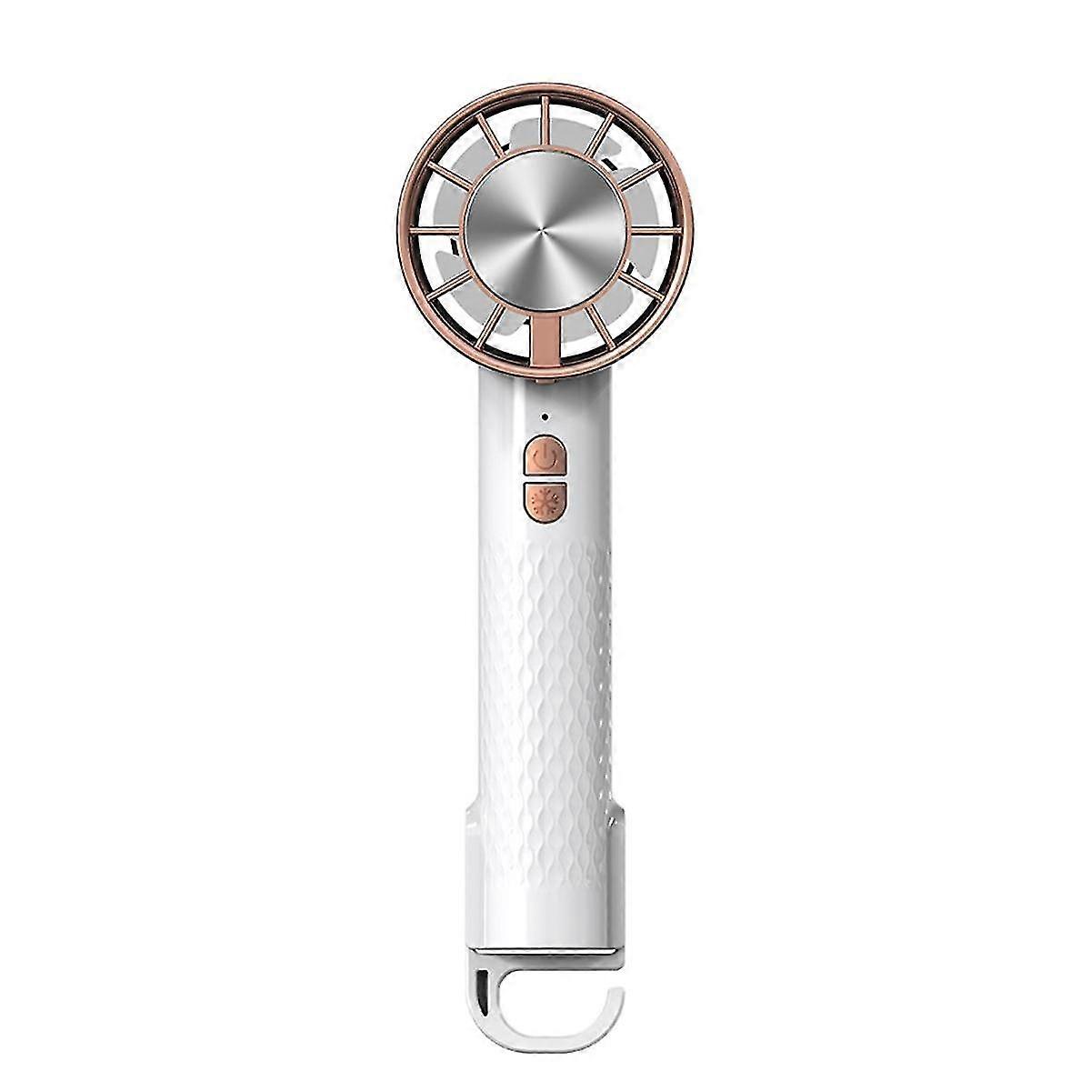 Portable Handheld Fan High Wind Power Desktop Fan Circulator Personal Cooler Hand Fan With Semiconductor Ice Cooling,b
