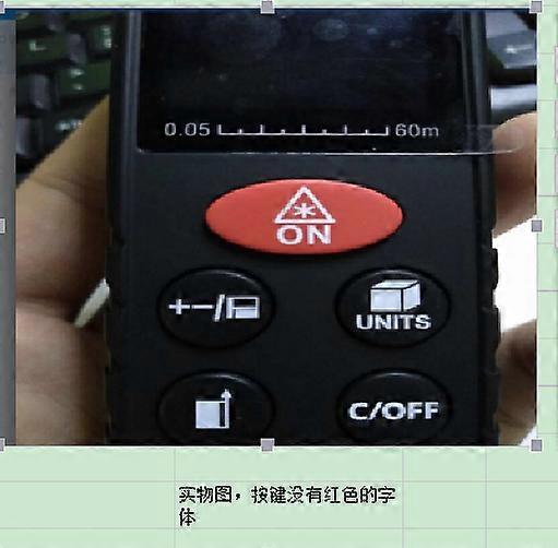 1x High Precise Handheld Digital LCD Laser Distance Meter Level Range Finder (60M)NEW1