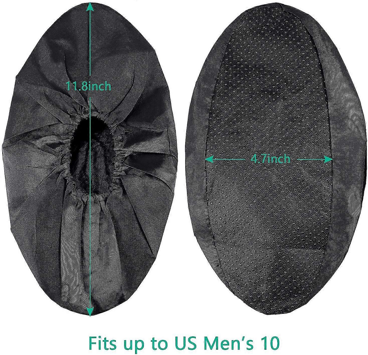 10 Pairs Of Reusable Non-slip Shoe Covers