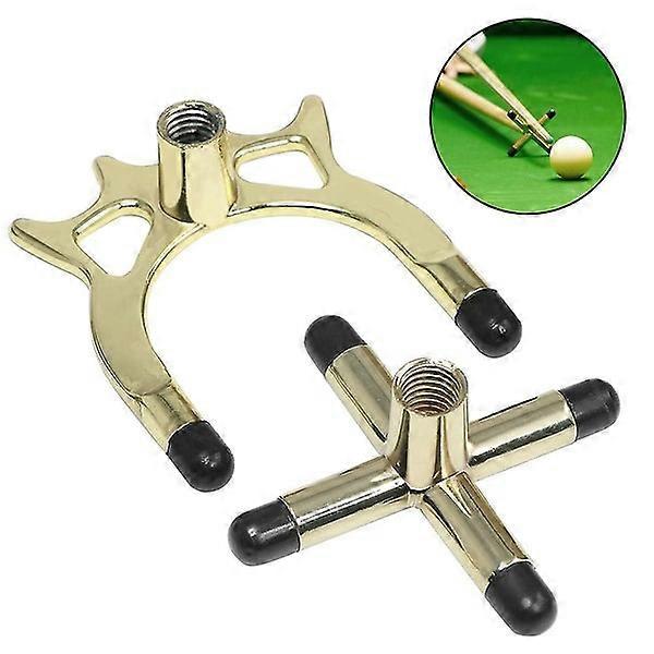 2 Pcs Billiards Pool Cue Stick , Pool Cue Accessory Billiards Imitation Copper F