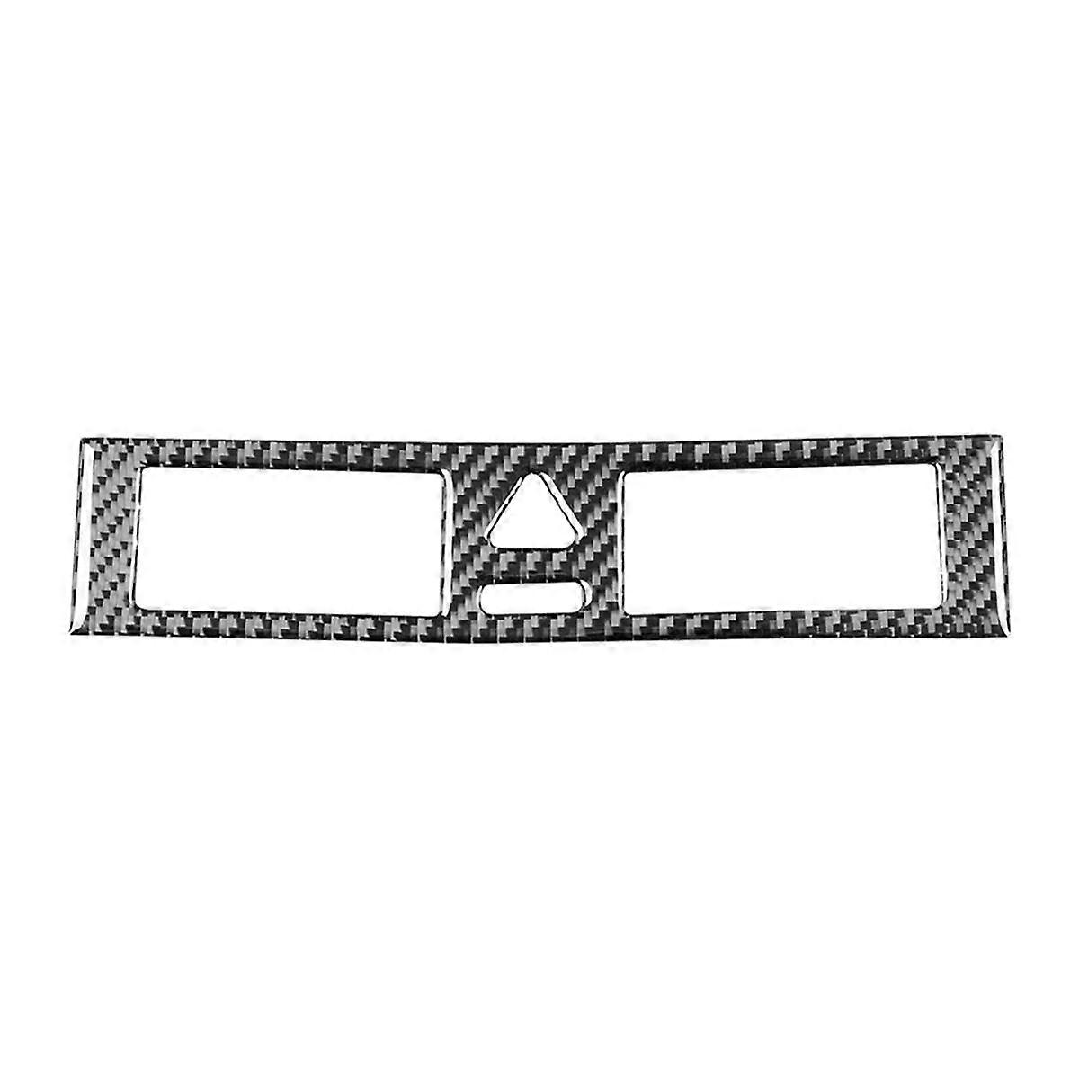 Carbon Fiber for C Class W203 2005-2007 Car Emergency Light Panel Cover Trim Interior Accessories