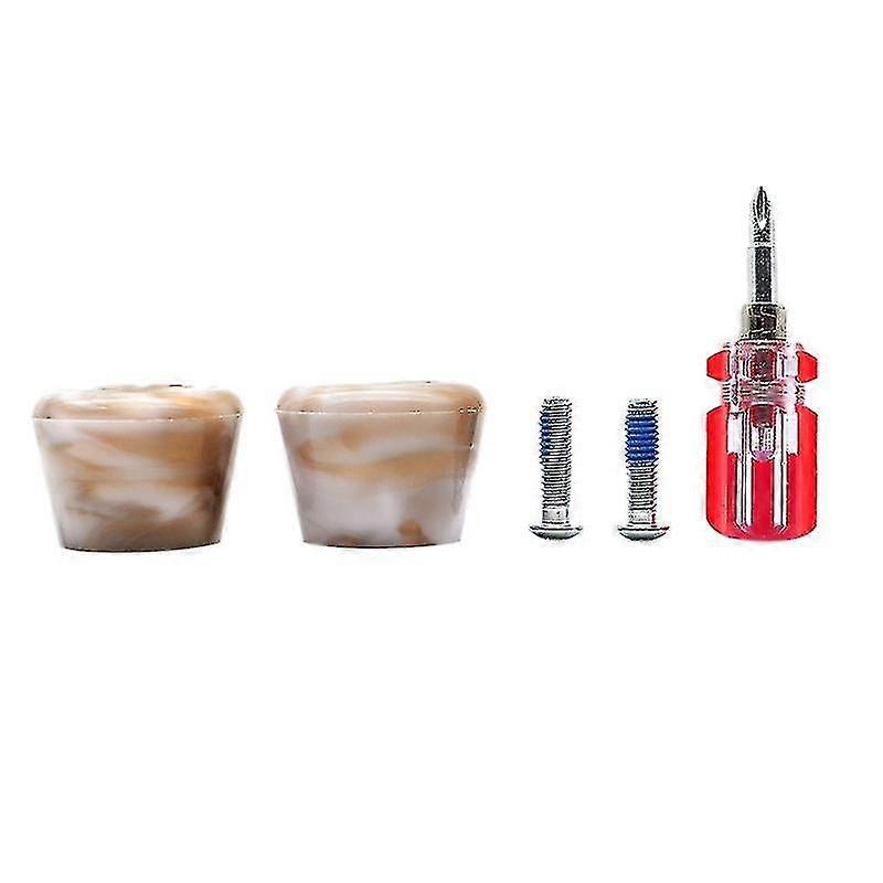 Pu Roller Skate Toe Stoppers With Bolts & Screw Driver Accessories 1