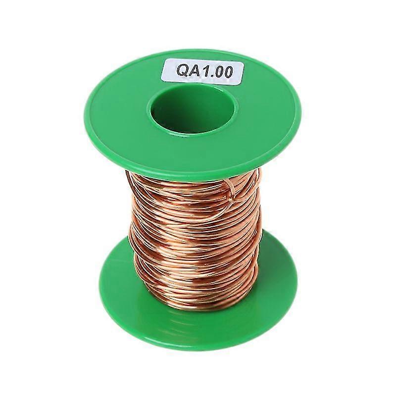 100grams/lot 12m Polyurethane Enameled Copper Wire 1.0mm Qa-1/155 Welding Wires