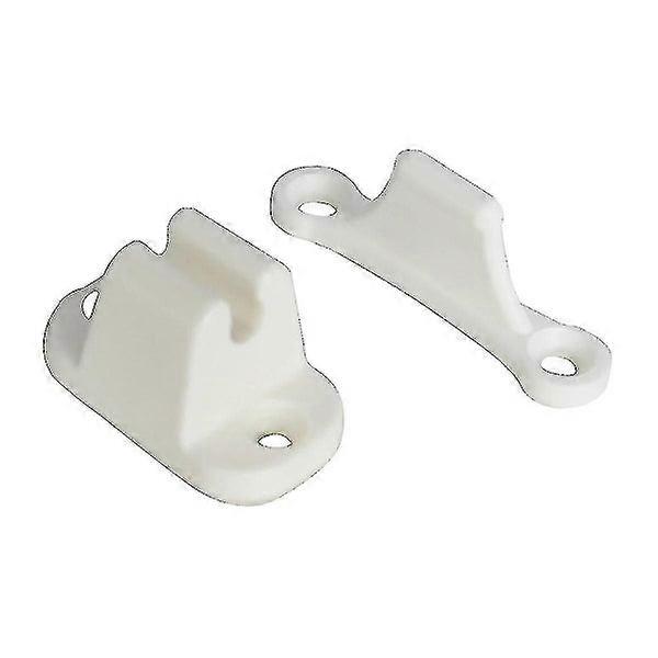 Door Retainer Kit T Shape Door Stop Retaining Catch Latch White