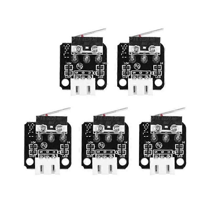 5pcs Reliable and Durable 3D Printer Endstop Module for 3/5/pro/V2 CR10