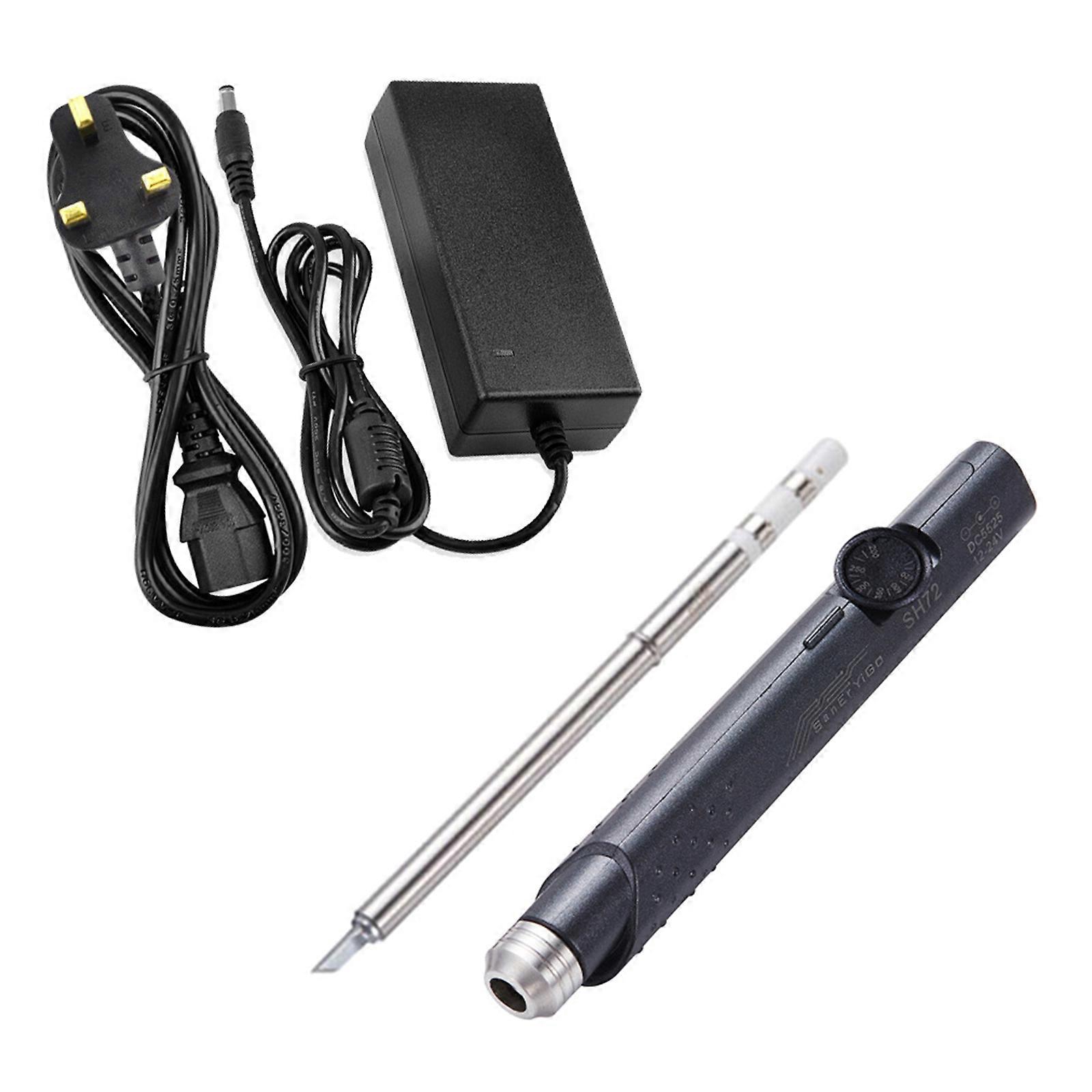 High Power Adjustable Temperature Welding Tools with Power Adapter US/EU/UK Plug