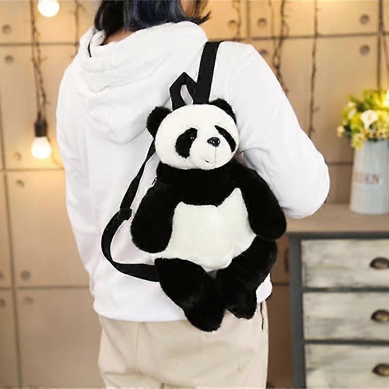 Panda Backpack Plush Animal Adjustable Schoolbag