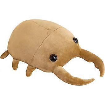 Beetle Plush Toy Plush Pillow Doll Insect Beetle Plush Toy Pillow Stuffed Toy Plush Pillow Children Children Girls Boys Baby (50CM, Maroon)