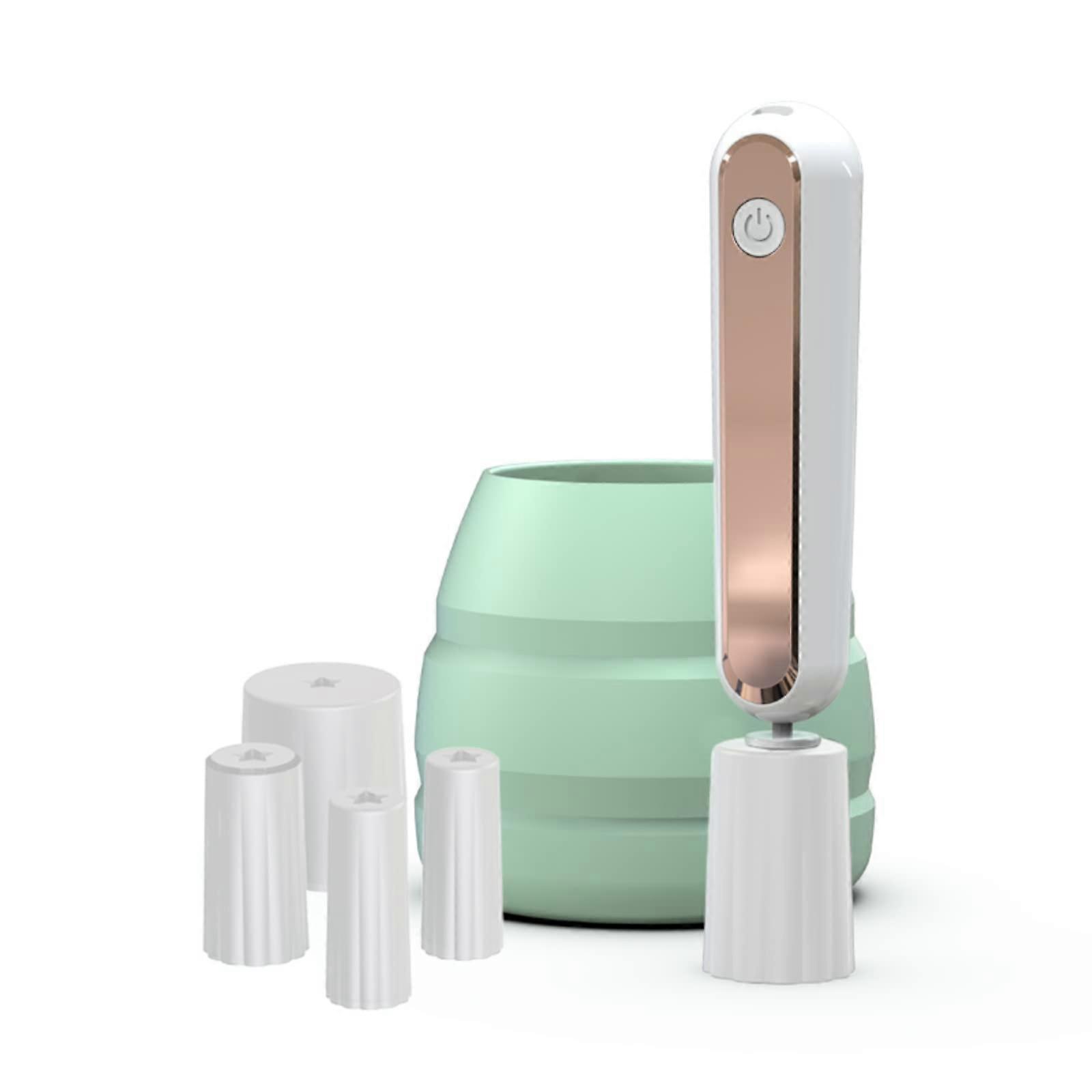Makeup Brush Cleaner, Automatic Makeup Brush Cleaner(White)