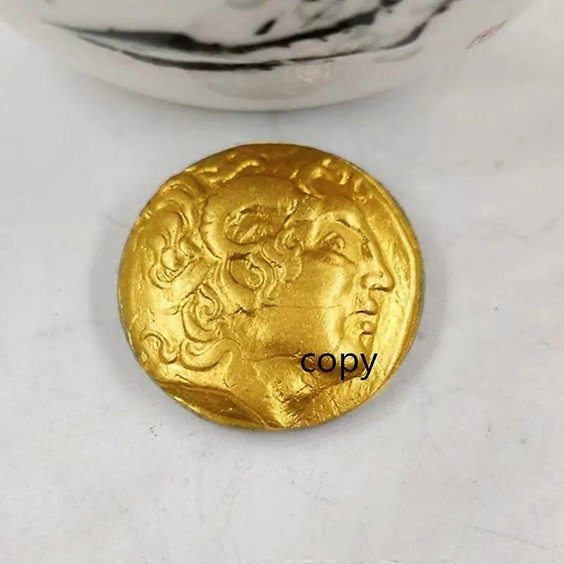 ギリシャの女神記念金古代ギブコインアンティークアルバムローマカップル銅収集可能コピーコイン