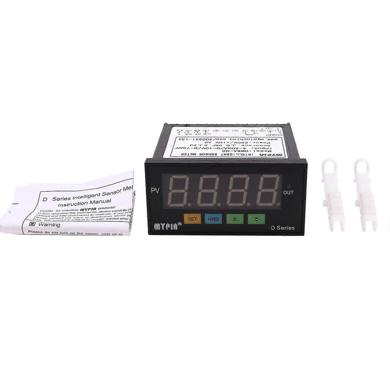 mypin Digital Sensor Meter Multi-Functional Intelligent Led Display 0-75Mv/4-20Ma/0-10V Input