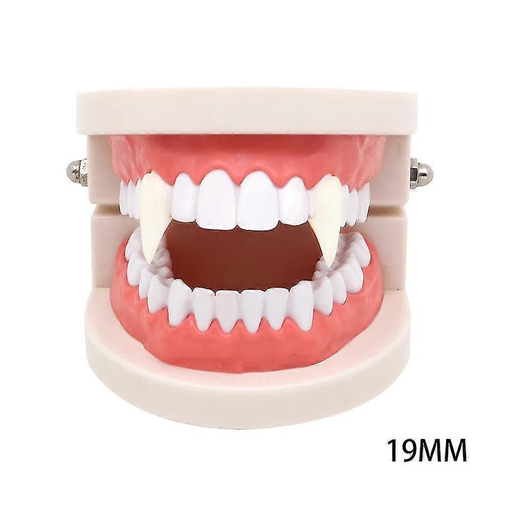 Decorative Vampire Teeth Fangs Dentures Cosplay Props Dentures Costume Props Horror 19mm