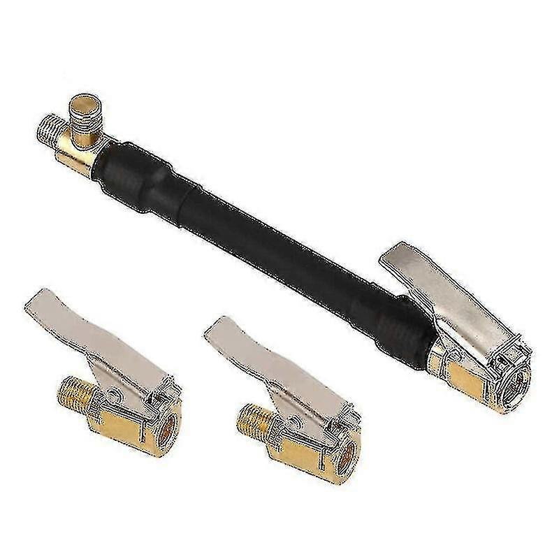 Valve Adapter Tire Valve Tools With 2 Brass Inflator Nozzle Inflator Nozzle Paddle Inflation Valve Fitting