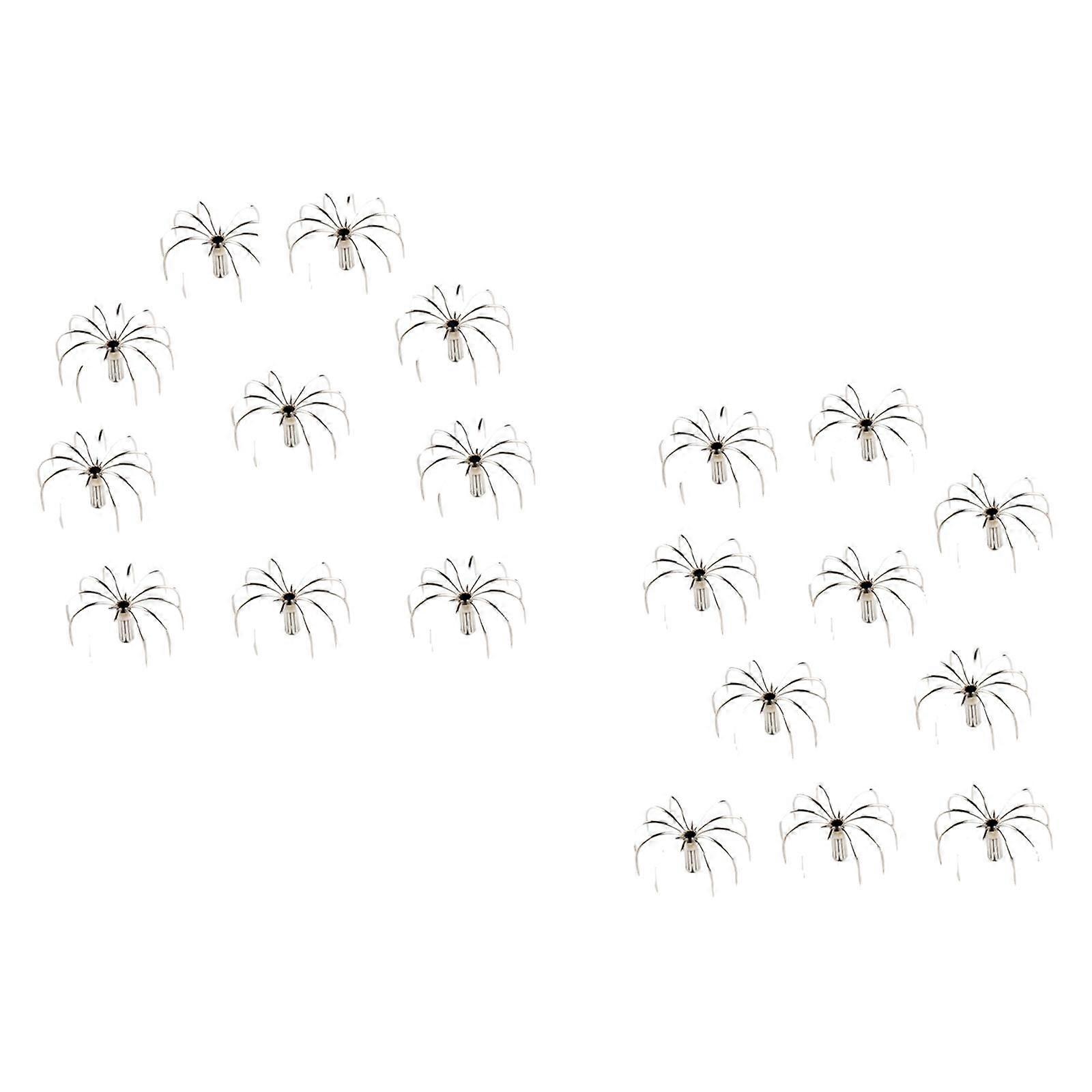 20pcs Stainless Steel Squid Jig Hook Octopus Hooks Simulation Bait