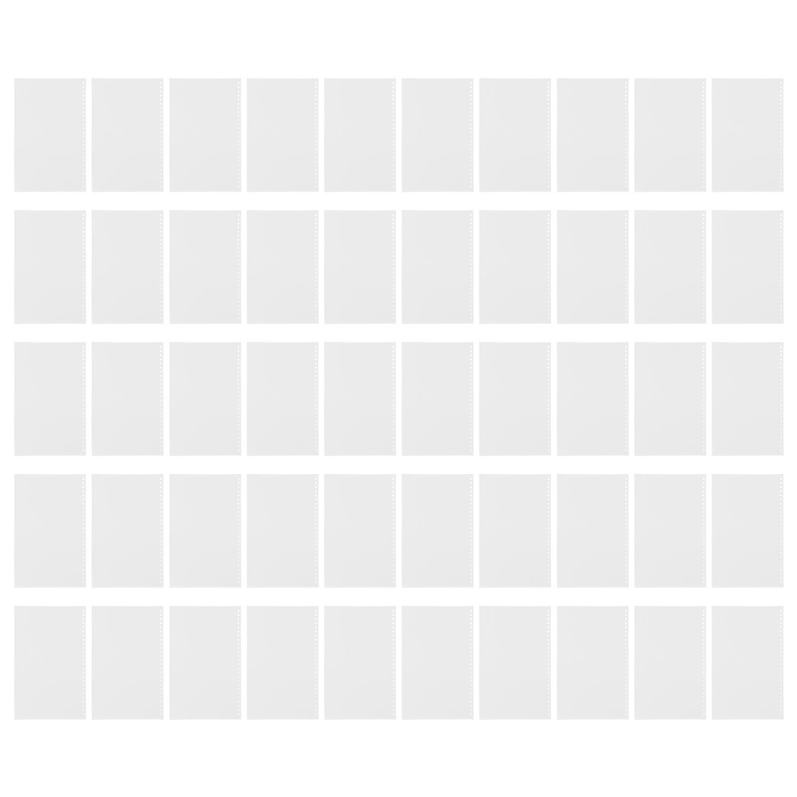 B5 26 Paper Cover Frosted Translucent Waterproof Rollable PP Page Binding Cover for Reports Presentations 50pcs White