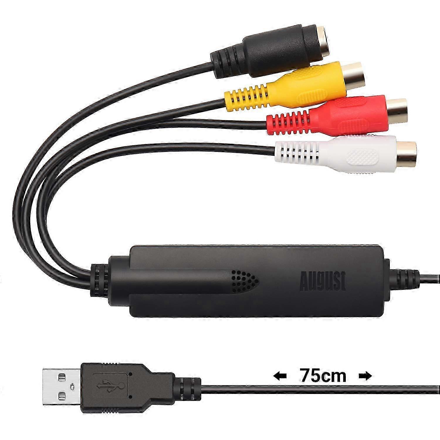 Converter Video Audio Analog Digital USB-Software included convert from VCR & camcorder