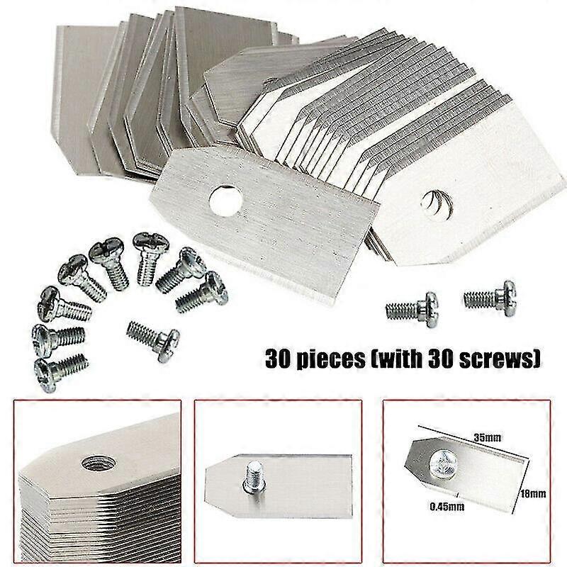30x lames de rechange argentées pour Husqvarna Automower / Gardena Robot tondeuse à gazon-/A1