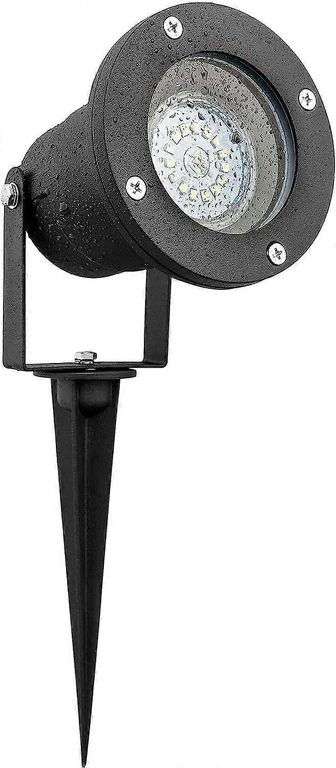 Led Garden Lamp With Stake And Adjustable Spotlight