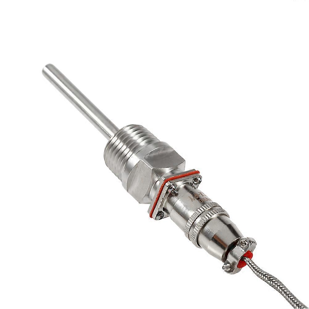1. PT100 Temperatursensor mit 2 Meter Kabel - 1/2"