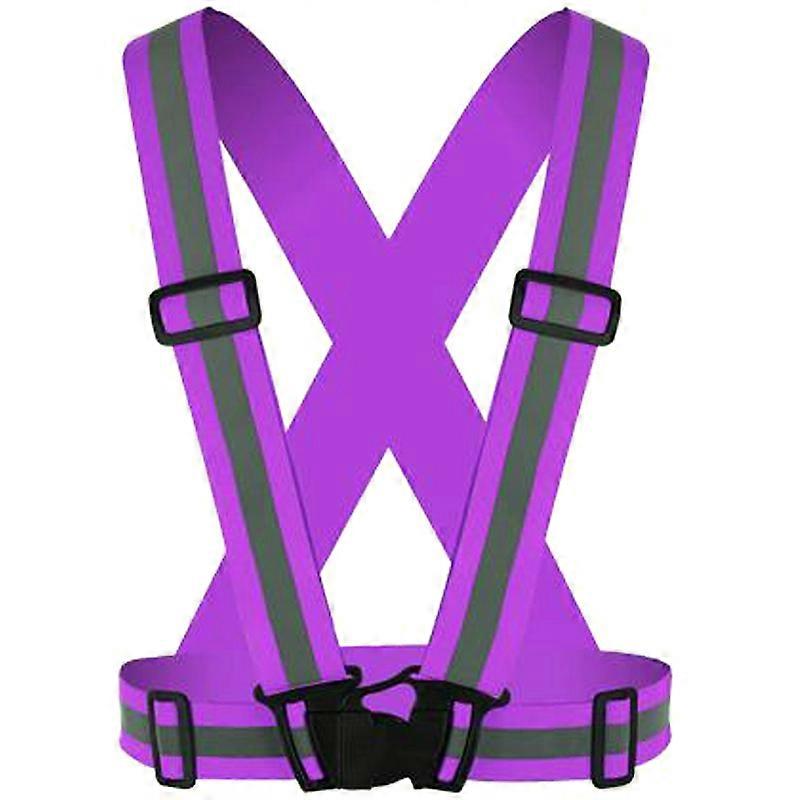 Hi Vis Safety Workwear Vest Gear Adjustable Reflective Belt High Visibility Strap Waistcoat