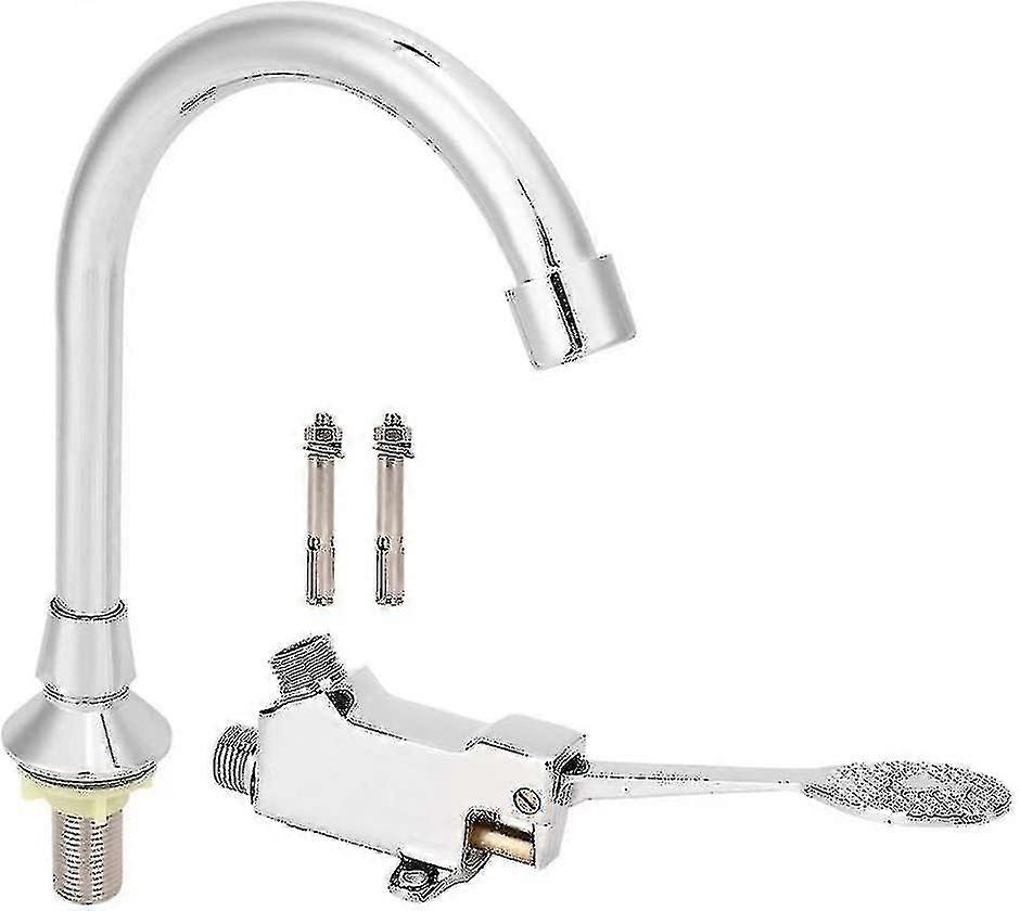 フットペダル式蛇口 浴室用シンク用蛇口セット 医療研究室用フットペダル式シンク用蛇口キットアクセサリー - Ssxjv