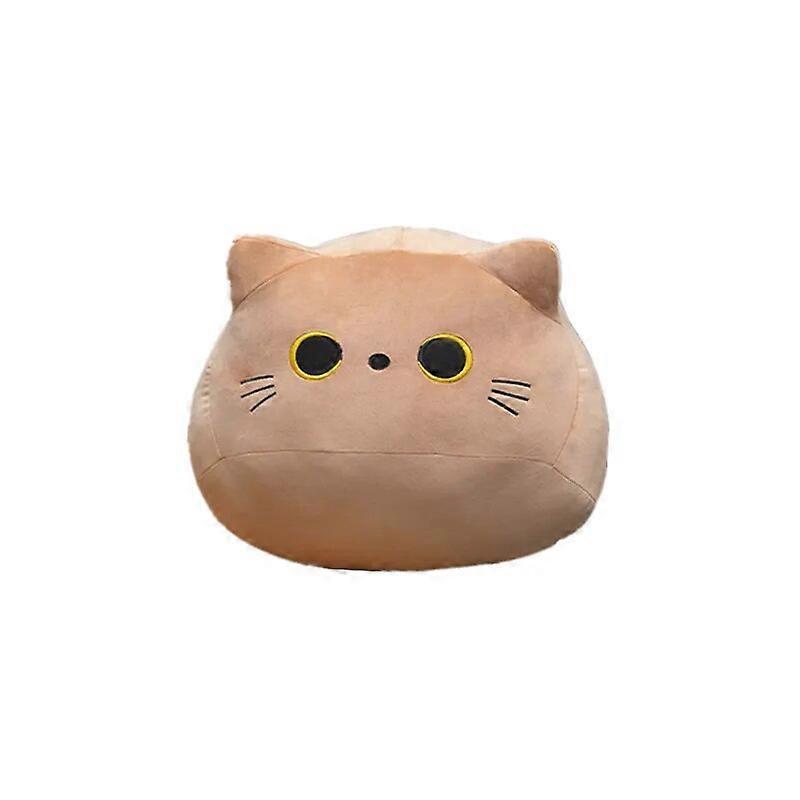 Cuddly Kitten Plushie Toy Soft Round Animal Balls Lovely Doll Stuffed Cat Pillows For Kids Birthday Gift For Baby Accompany