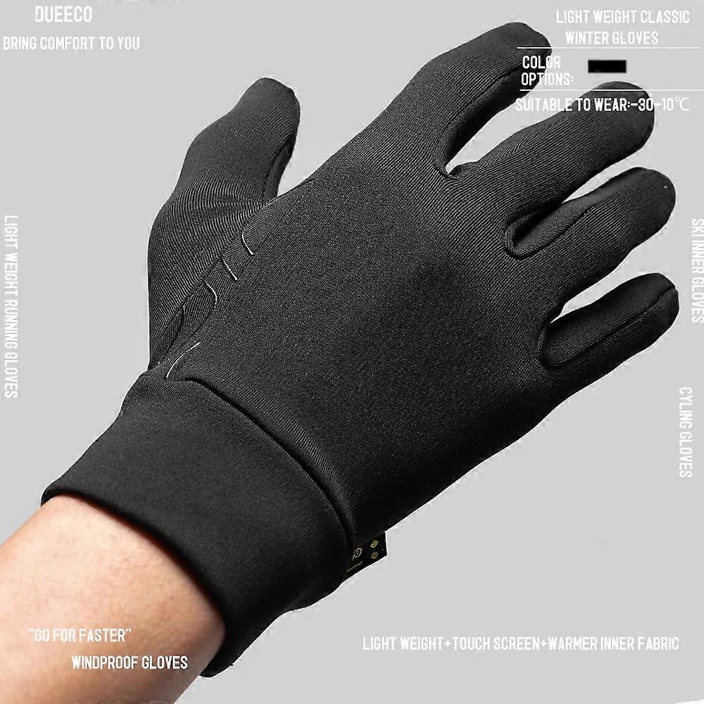 ANGO Winter Gloves for Men Women - Upgraded Touch Screen Cold Weather Thermal Warm Cycling Glove for Running Driving Hiking