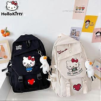 Large Capacity Bags Y2k Cute Hello Kitty Backpack High Quality Aesthetic  Schoolbag Adult Travel Messenger Shoulder Bags Female | Fruugo FR