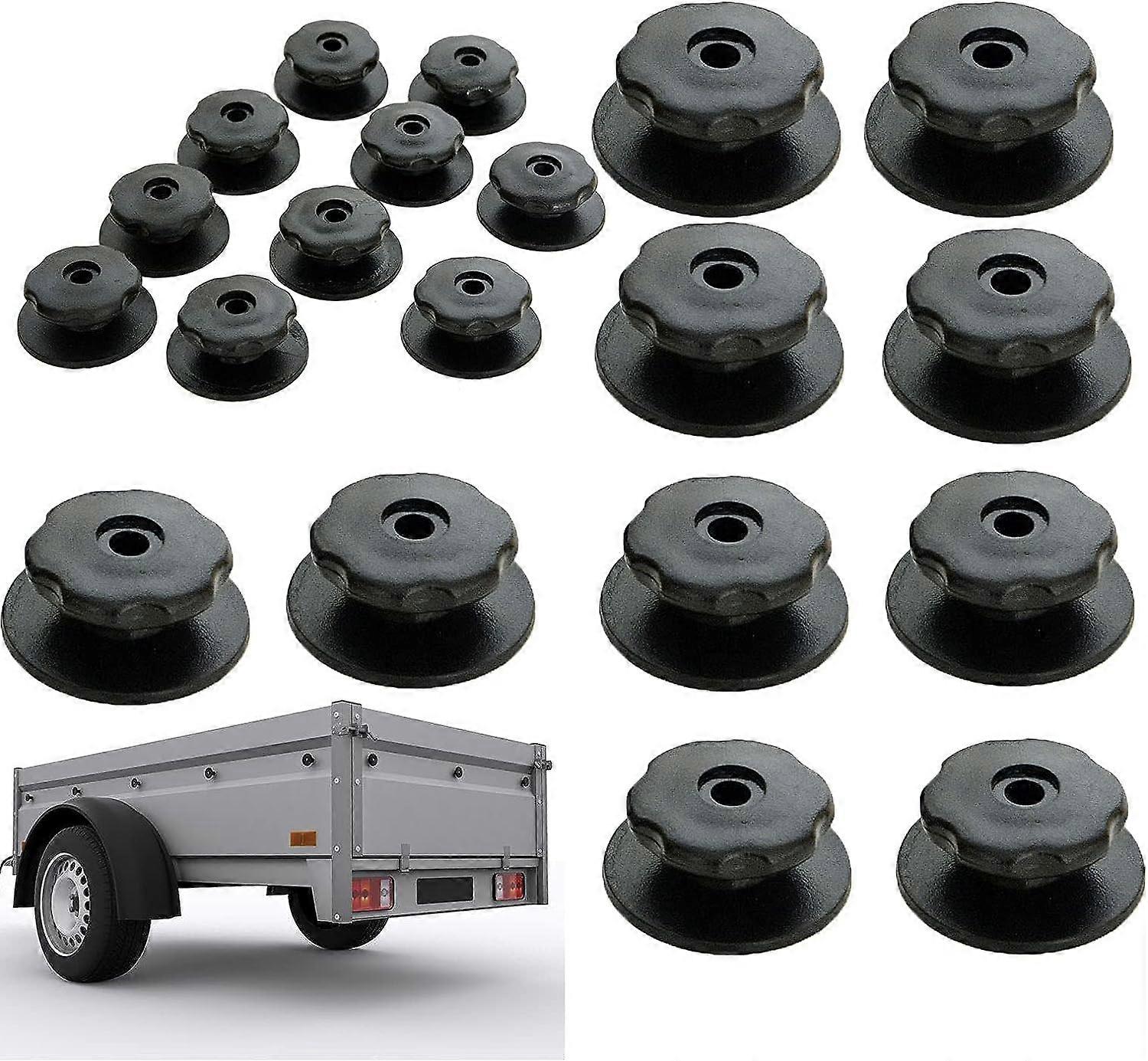 SZTXJ Fastening round buttons 20 pcs incl. screws round button pendant net plastic button fastening knobs