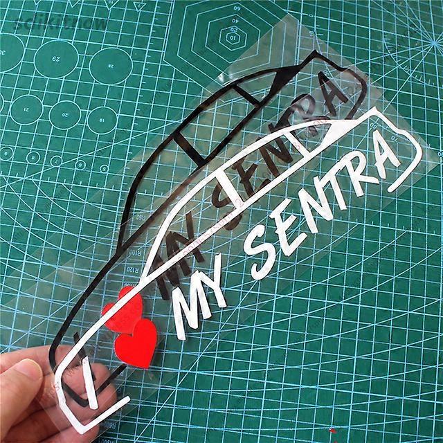 דגם רכב מדבקת ספורט אופנה מדבקת ויניל סטיילינג אביזרי קישוט עבור ניסן סנטרה n15 n16 2022 2021 2020 2019 2018