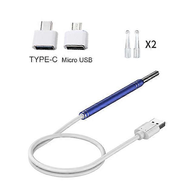 Smart Ear Cleaner Endoscope Spoon Camera Ear Picker Cleaning Wax Removal Visual Earpick Wifi Mouth Nose Otoscope Support Android