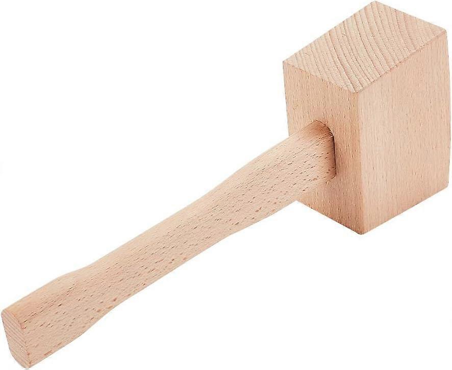 Carpenter Wooden Hammer Beechwood Mallet Blank Wooden Hammer Unfinished Wood Mallet for DIY Stamping Cowhide Tool Painting DIY Wood Craft Supplies - 9