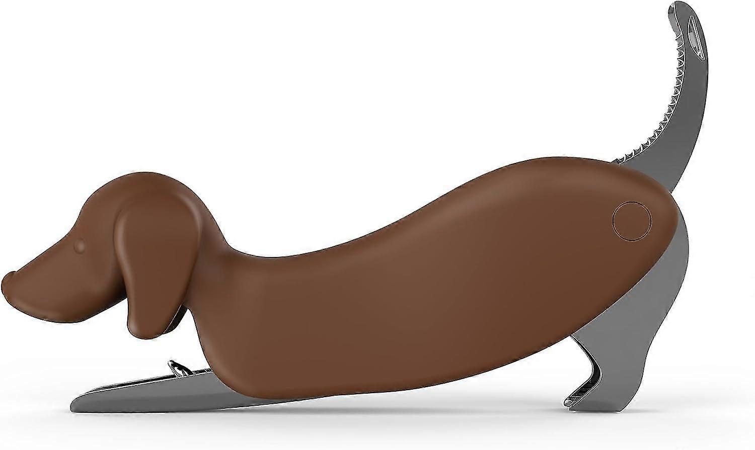 Dachshund Dog Shaped Corkscrew, Brown