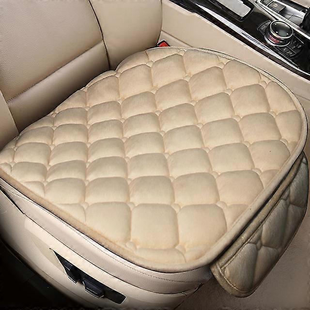 Car Seat Cover Front Rear Flocking Cloth Cushion Non Slide Winter Auto Protector Mat Pad Keep Warm Universal Fit Truck Suv Van
