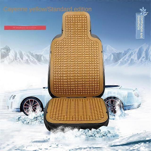 1Pcs Universal Summer Cool Breathable Car Seat Cover Massage Relaxing Auto Seat Cushion Chair Cover Protector With Waist Pillow