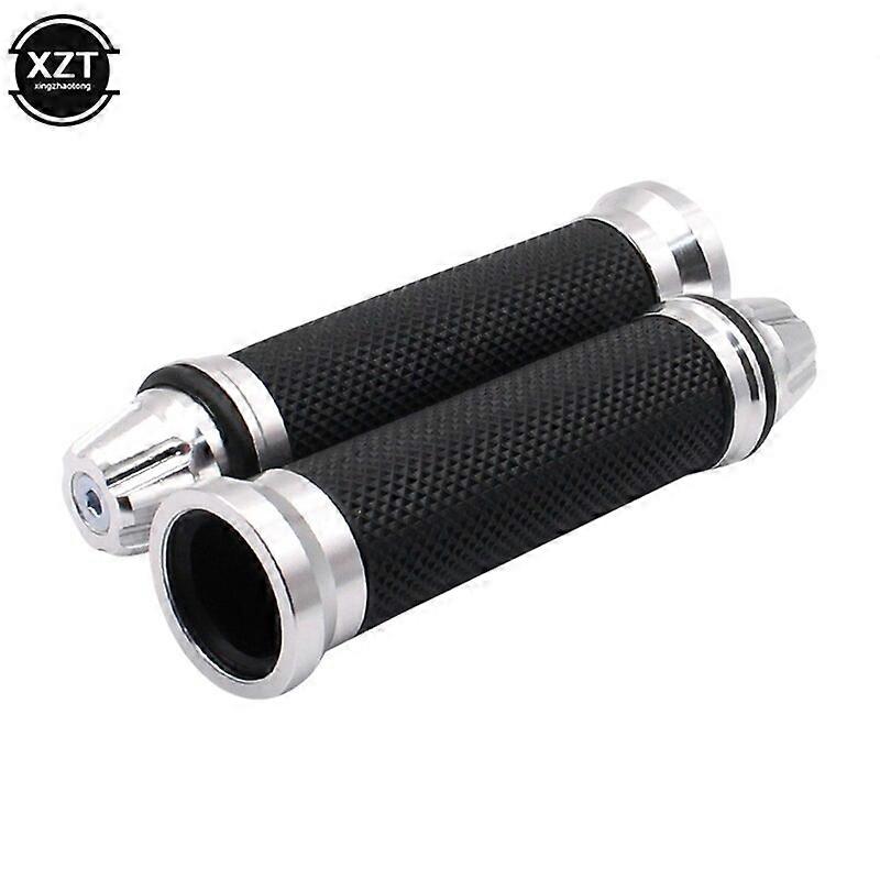 Motorcycle Handlebar Grips Hand Rubber Pedal Biker Scooter Anti-Slip Modified Handlebar Throttle Turn Grip Settle Handle Grips Motorcycle Elbow & Wris