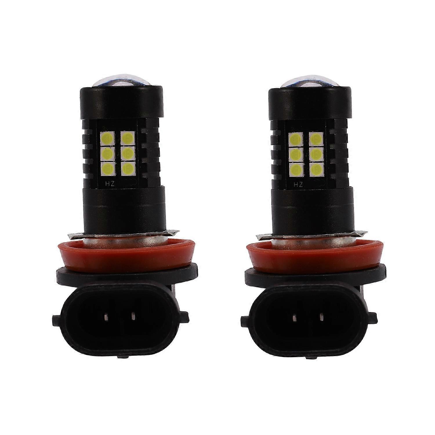 2x Canbus H8 3030 21Smd Led Drl Daytime Running Fog Light For