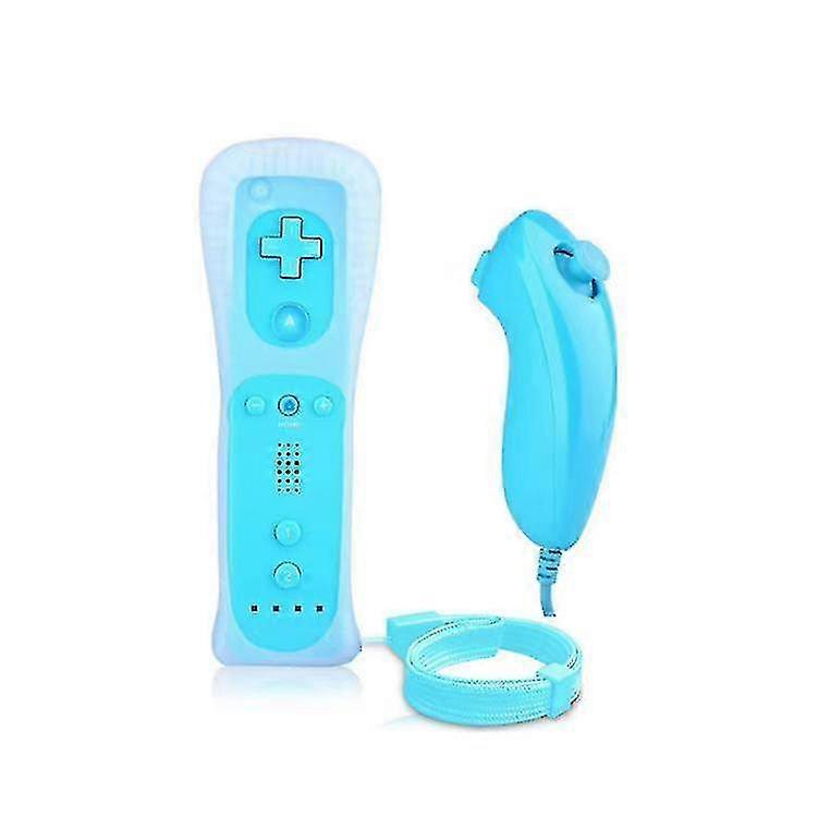Blue Wii Remote Controller For Wii And Wii U Console