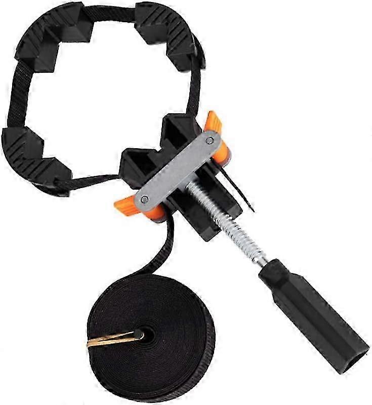 Frame Tensioner with 4 Jaws, Quick Adjustable Band, With 4m Nylon Strap, Corner Tensioner, Clamp for Picture Frame, Drawer