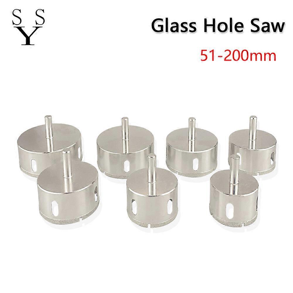 1 Pcs 51-200mm Glass Hole Saw Diamond Coated Drill Bits Drilling Crown for Tile Marble Ceramic Power Tools