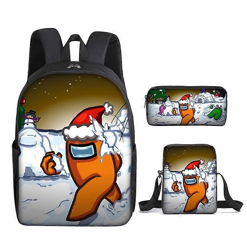 Among Us Space Werewolf Killing Three-piece Game Peripheral Backpack Primary and Secondary School St