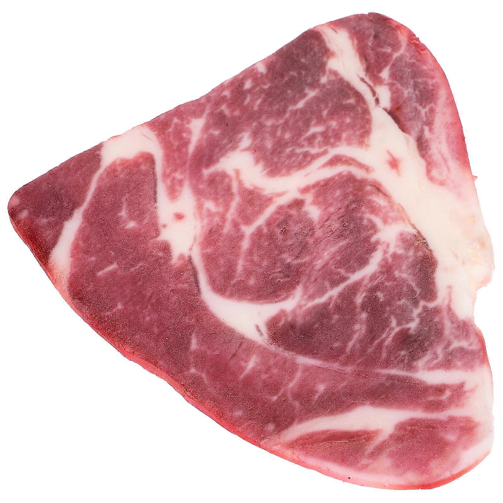 Fake Stake Model Artificial Slice Beef Model Artificial Food Model Pretend Kitchen Toy